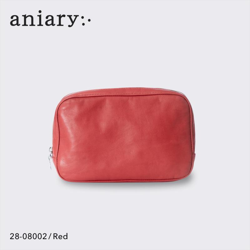 【aniary|アニアリ】クラッチバッグ Reality Leather 28-08002 Red