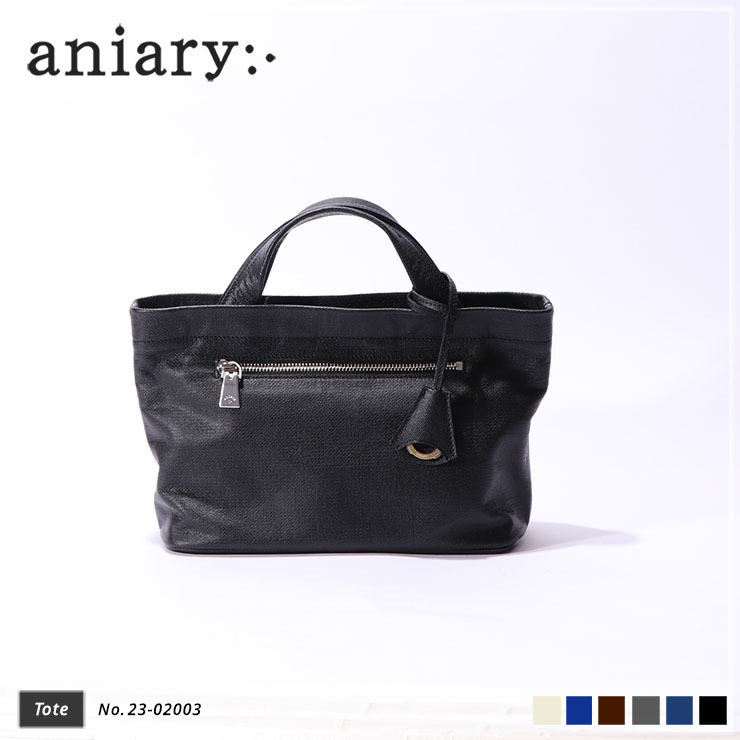 【aniary|アニアリ】トートバッグ Crossing Leather 23-02003 Black