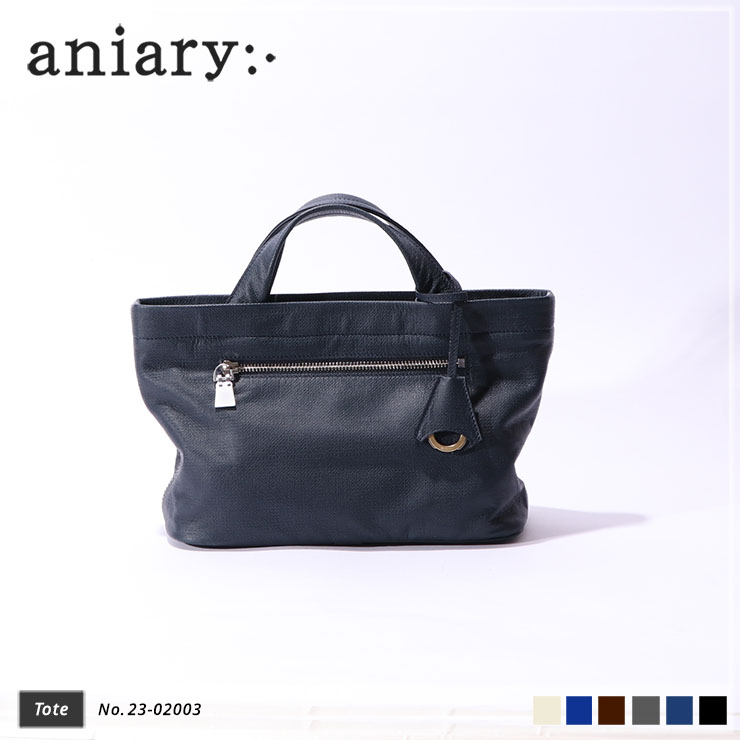 【aniary|アニアリ】トートバッグ Crossing Leather 23-02003 Navy