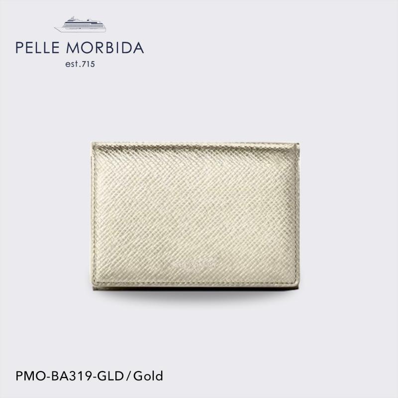 【PELLE MORBIDA|ペッレ モルビダ】ウォレット Barca PMO-BA319-GLD GOLD