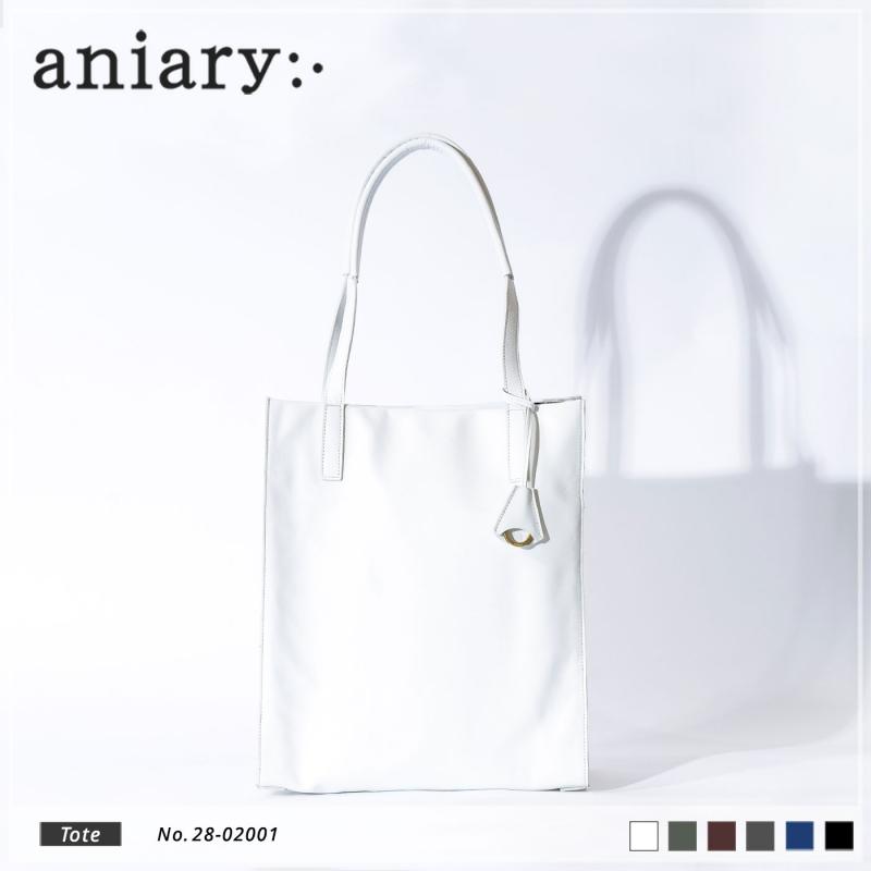 【aniary|アニアリ】トートバッグ Reality Leather 28-02001 White