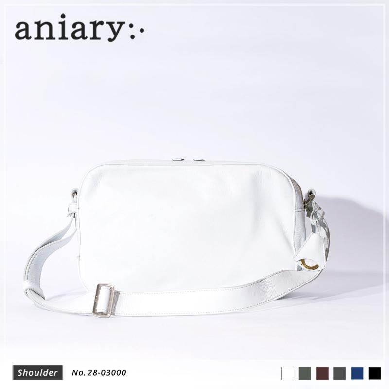 【aniary|アニアリ】ショルダーバッグ Reality Leather 28-03000 White