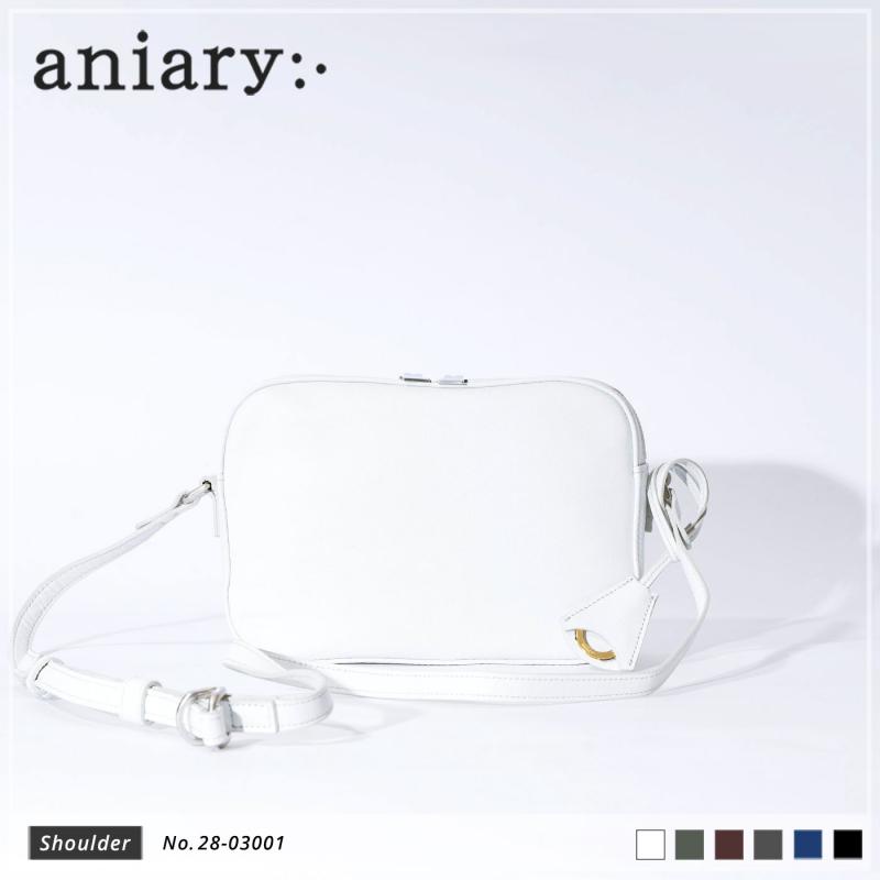 【aniary|アニアリ】ショルダーバッグ Reality Leather 28-03001 White