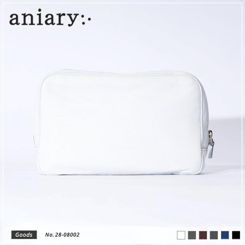 【aniary|アニアリ】クラッチバッグ Reality Leather 28-08002 White