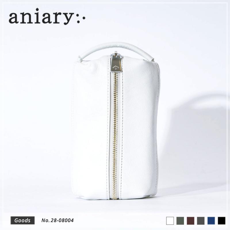 【aniary|アニアリ】クラッチバッグ Reality Leather 28-08004 White