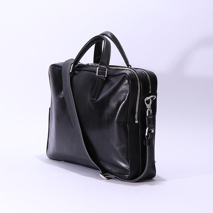 【aniary|アニアリ】ブリーフケース Antique Leather 01-01007 Black