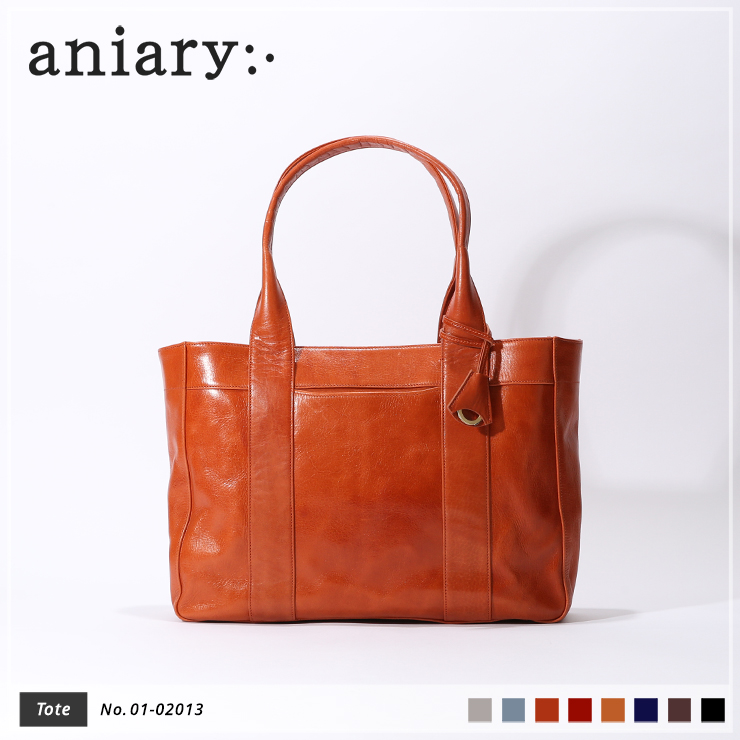 【aniary|アニアリ】トートバッグ Antique Leather 01-02013 Dark Orange