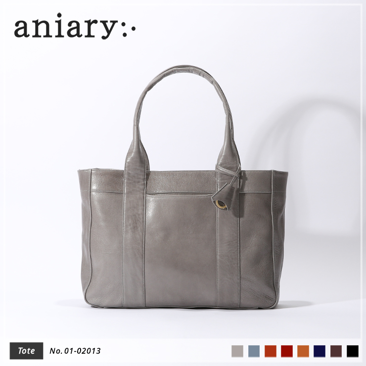 【aniary|アニアリ】トートバッグ Antique Leather 01-02013 Light Gray