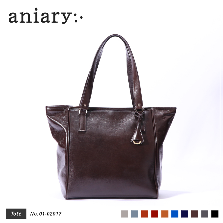 【aniary|アニアリ】トートバッグ Antique Leather 01-02017 Dark Brown