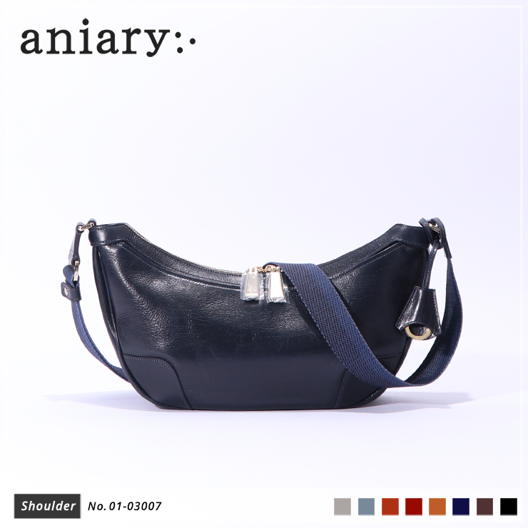 【aniary|アニアリ】ショルダーバッグ Antique Leather 01-03007 Dark Blue