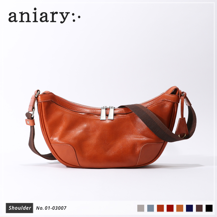【aniary|アニアリ】ショルダーバッグ Antique Leather 01-03007 Dark Orange