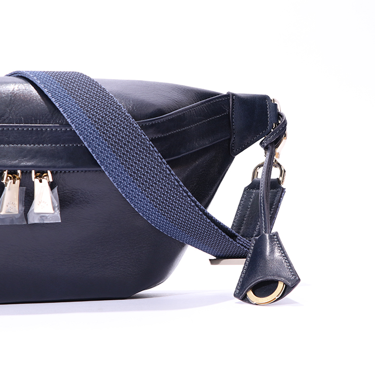 aniary|アニアリ】ボディバッグ Antique Leather 01-07003 Dark Blue 