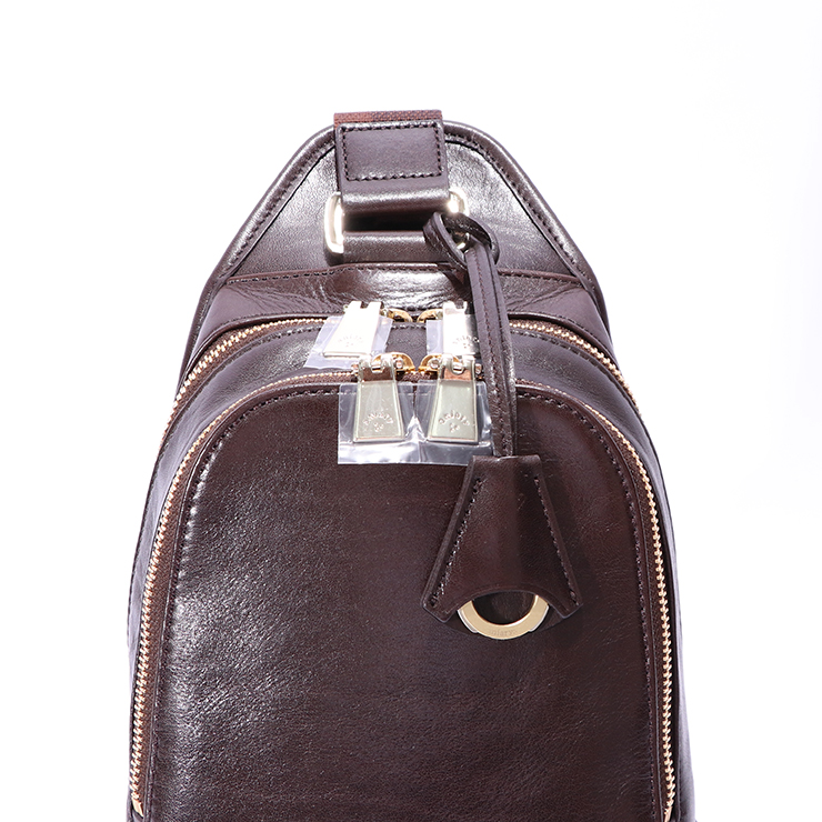 【aniary|アニアリ】ボディバッグ Antique Leather 01-07004 Dark Brown