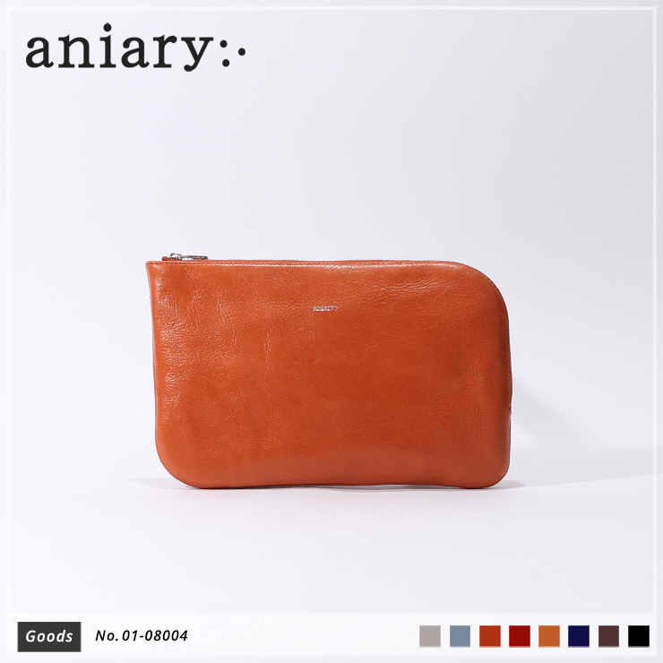 【aniary|アニアリ】オーガナイザー Antique Leather 01-08004 Dark Orange