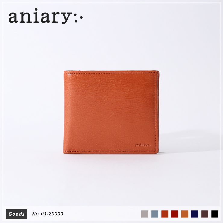 【aniary|アニアリ】ウォレット Antique Leather 01-20000 Dark Orange