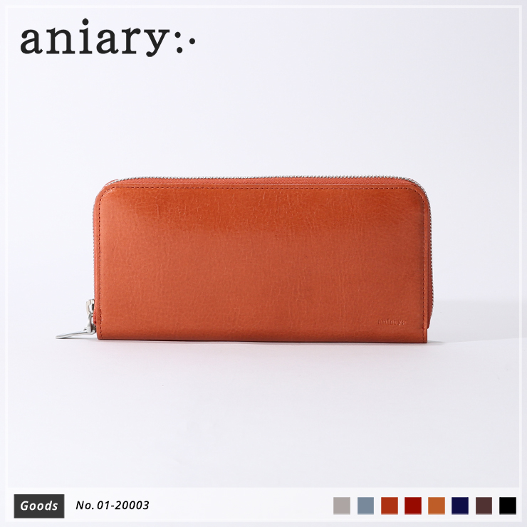 【aniary|アニアリ】ウォレット Antique Leather 01-20003 Dark Orange
