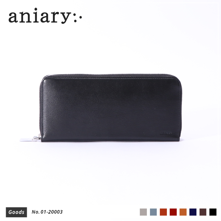 【aniary|アニアリ】ウォレット Antique Leather 01-20003 Black