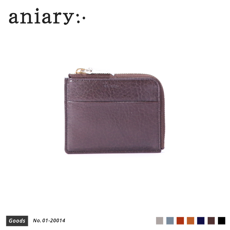 【aniary|アニアリ】コインケース Antique Leather 01-20014 Dark Brown