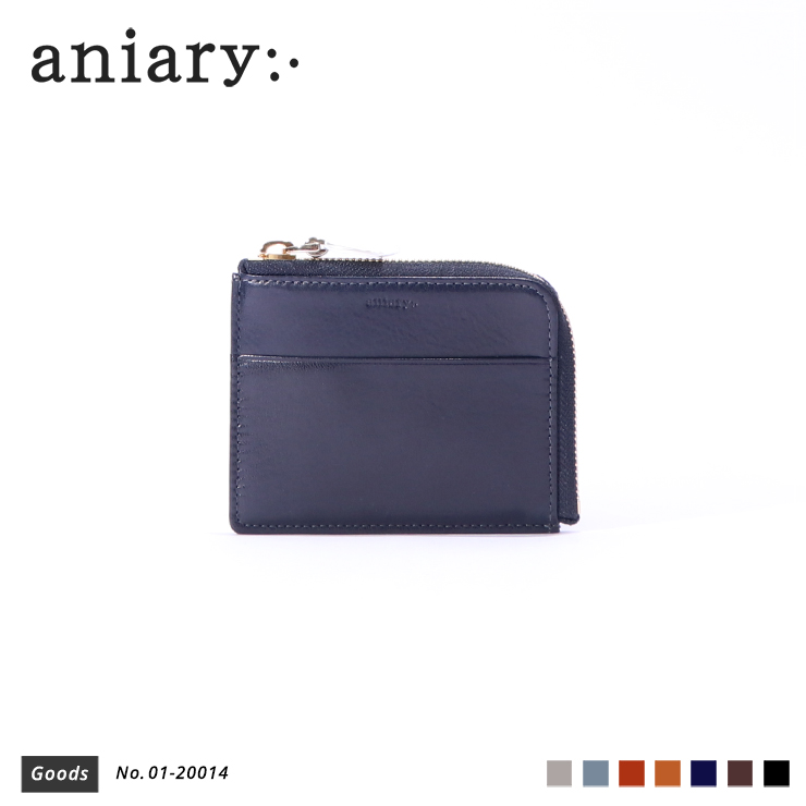 【aniary|アニアリ】コインケース Antique Leather 01-20014 Dark Blue