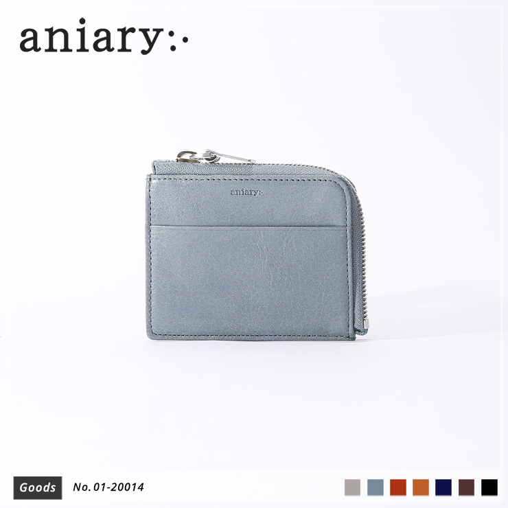 【aniary|アニアリ】コインケース Antique Leather 01-20014 Pale Blue