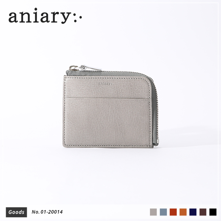 【aniary|アニアリ】コインケース Antique Leather 01-20014 Light Gray