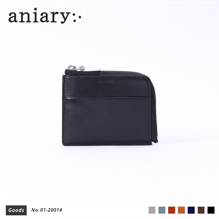 【aniary|アニアリ】コインケース Antique Leather 01-20014 Black