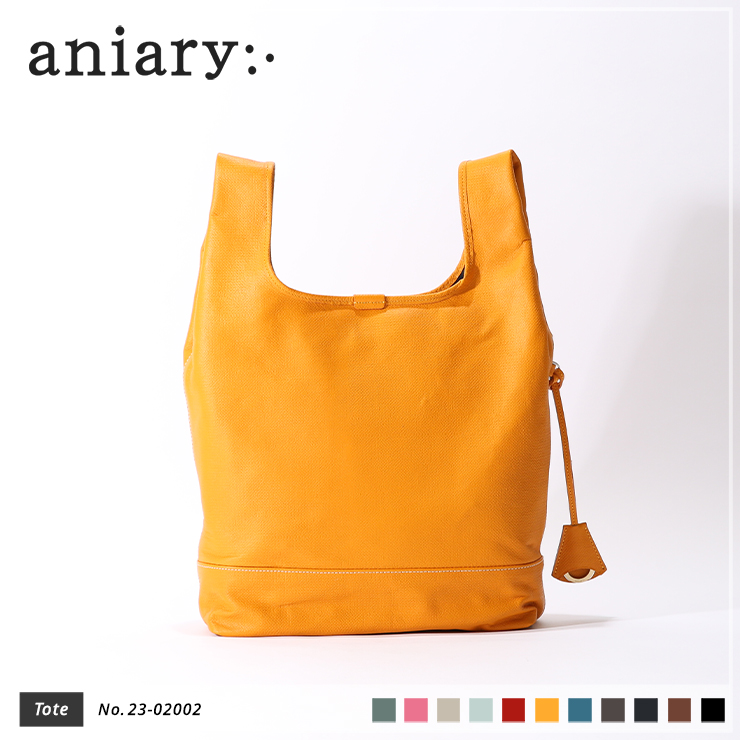【aniary|アニアリ】トートバッグ Crossing Leather 23-02002 Yellow