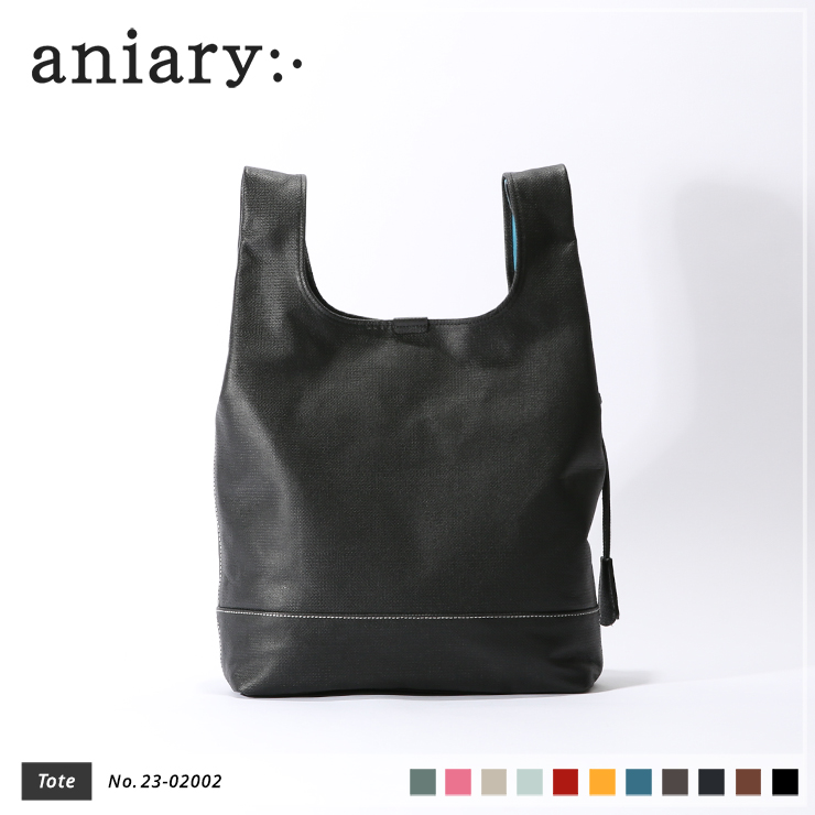 【aniary|アニアリ】トートバッグ Crossing Leather 23-02002 Black