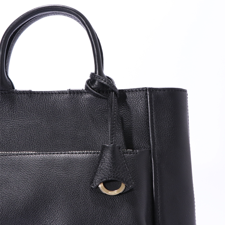 aniary トートバッグ Shrink leather 牛革 Totebag 07-02010-cgy