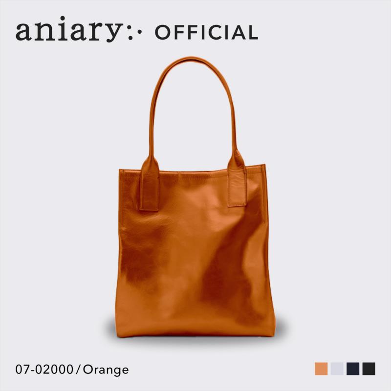 【aniary|アニアリ】トートバッグ Metallic Leather 29-02000 Orange