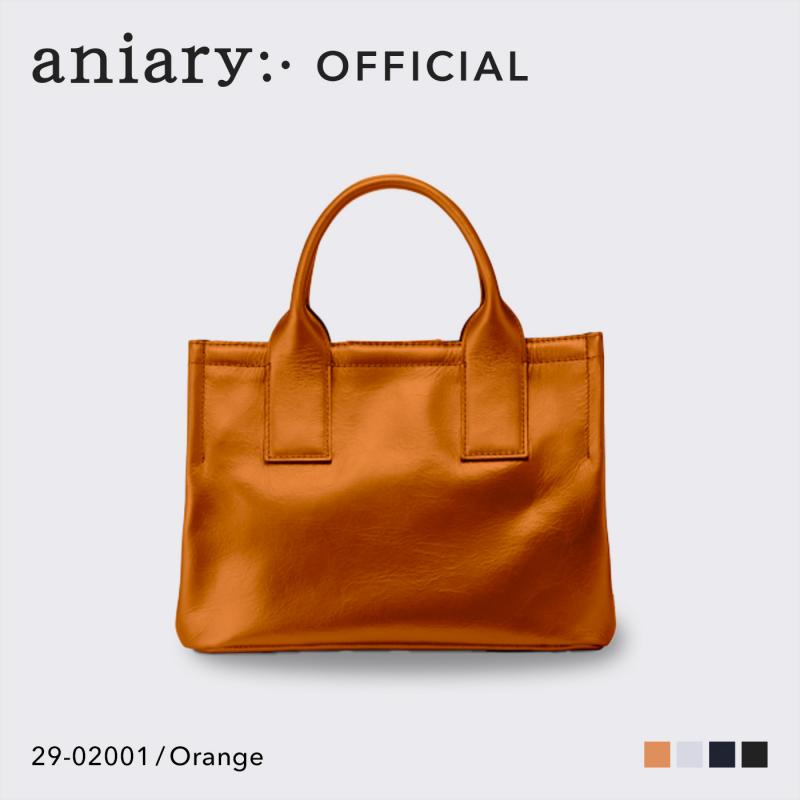 【aniary|アニアリ】トートバッグ Metallic Leather 29-02001 Orange