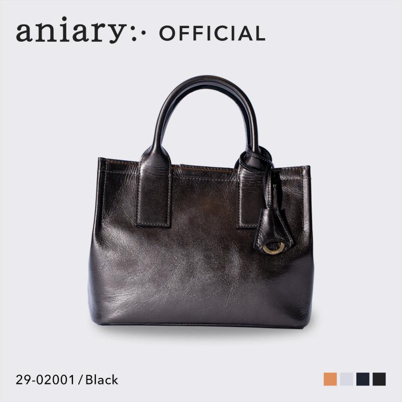【aniary|アニアリ】トートバッグ Metallic Leather 29-02001 Black