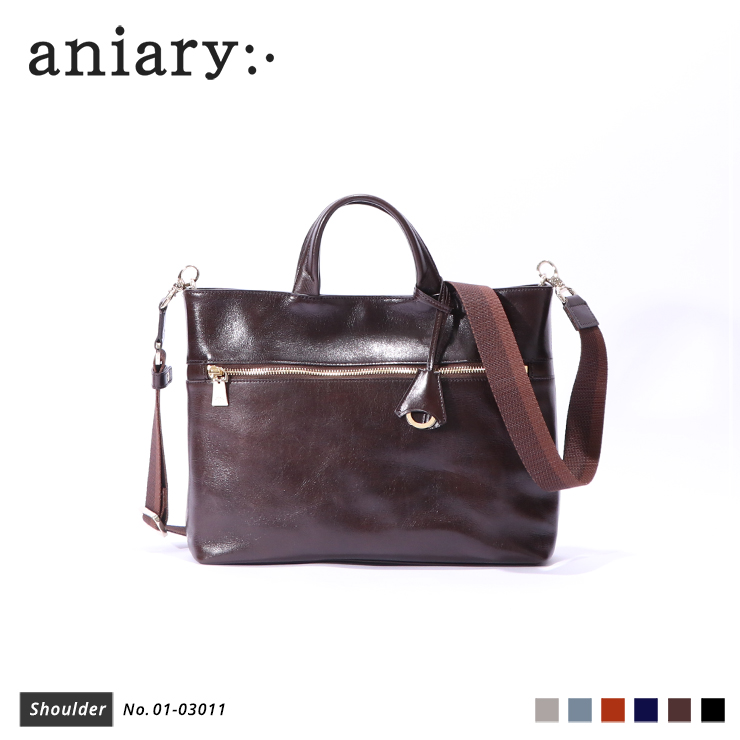 【aniary|アニアリ】ショルダーバッグ Antique Leather 01-03011 Dark Brown