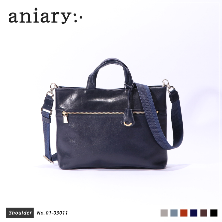 【aniary|アニアリ】ショルダーバッグ Antique Leather 01-03011 Dark Blue