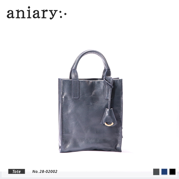 【aniary|アニアリ】トートバッグ Reality Leather 28-02002 Charcoal Gray