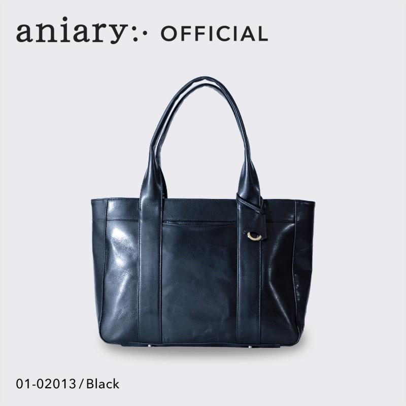 【aniary|アニアリ】トートバッグ Antique Leather 01-02013 Black