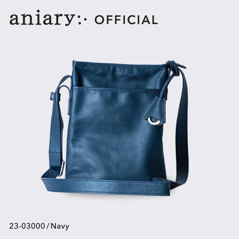 【aniary|アニアリ】トートバッグ Crossing Leather 23-03000 Navy