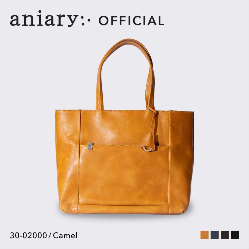 【aniary|アニアリ】トートバッグ Ideal Leather 30-02000 Camel