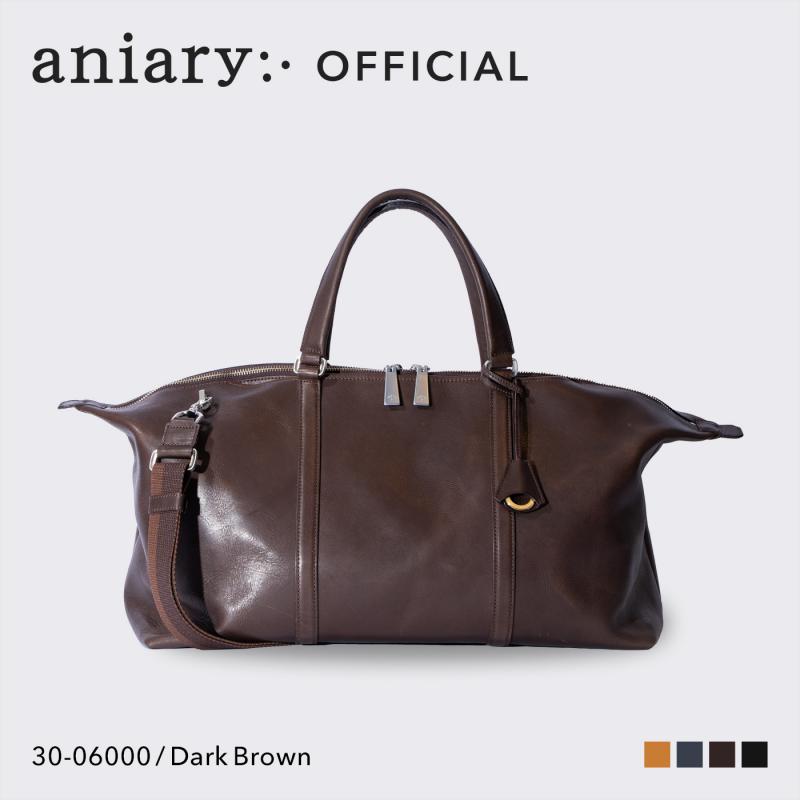 【aniary|アニアリ】ボストンバッグ Ideal Leather 30-06000 Dark Brown