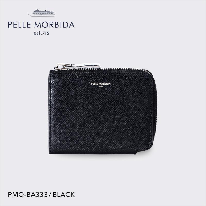 【正規取扱店】【PELLE MORBIDA ペッレモルビダ】バルカ 牛革 本革 レザー ウォレット メンズ【プレゼント ギフト】日本製 PMO-BA333_bk