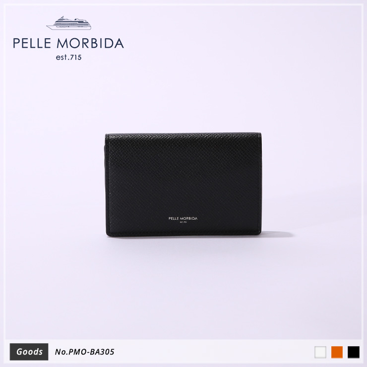 【PELLE MORBIDA|ペッレモルビダ】カードケース Barca PMO-BA305 Black