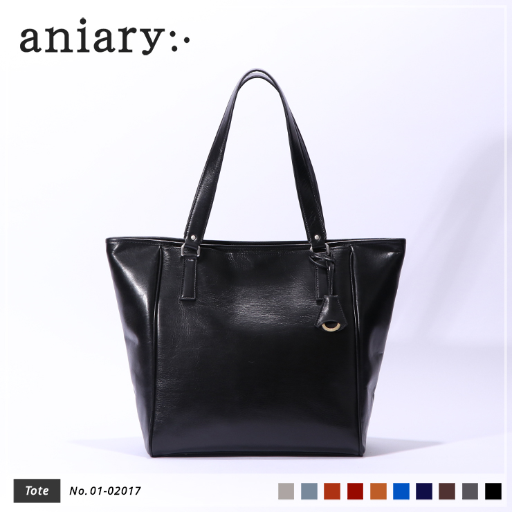 【aniary|アニアリ】トートバッグ Antique Leather 01-02017 Black