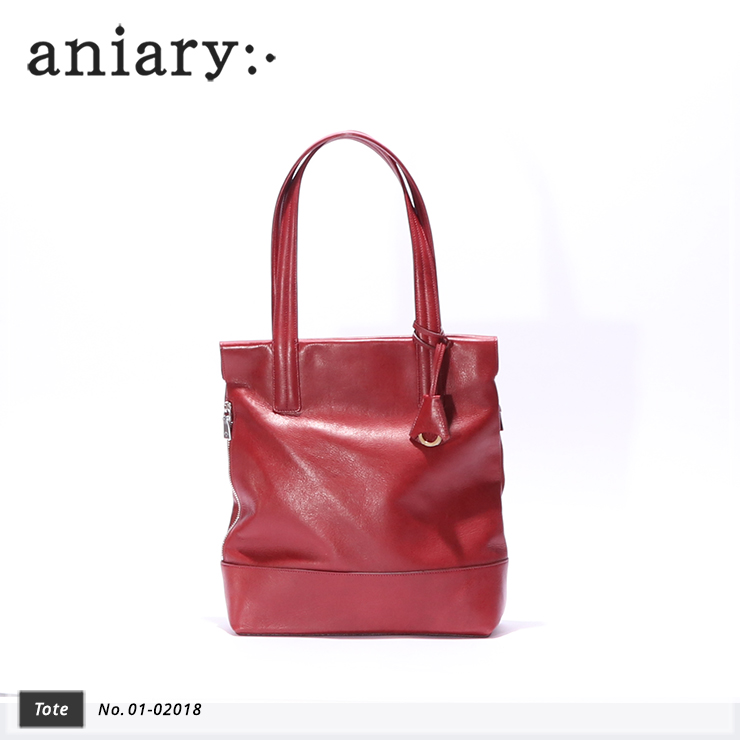 【aniary|アニアリ】トートバッグ Antique Leather 01-02018 Cardinal Red