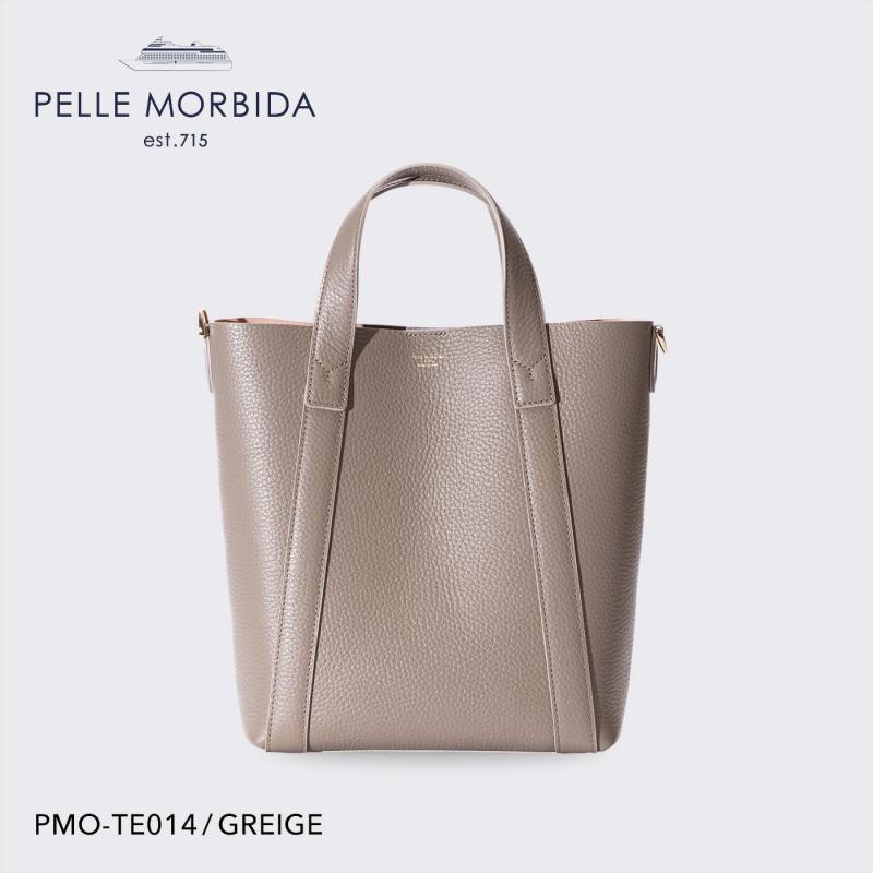 【正規取扱店】PELLE MORBIDA ペッレモルビダ】テーラマリーナ レザー ショルダーバッグ メンズ 【プレゼント ギフト】日本製 PMO-TE014 グレージュ