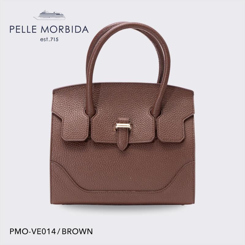 【PELLE MORBIDA|ペッレ モルビダ】ハンドバッグ Vela PMO-VE014 Brown
