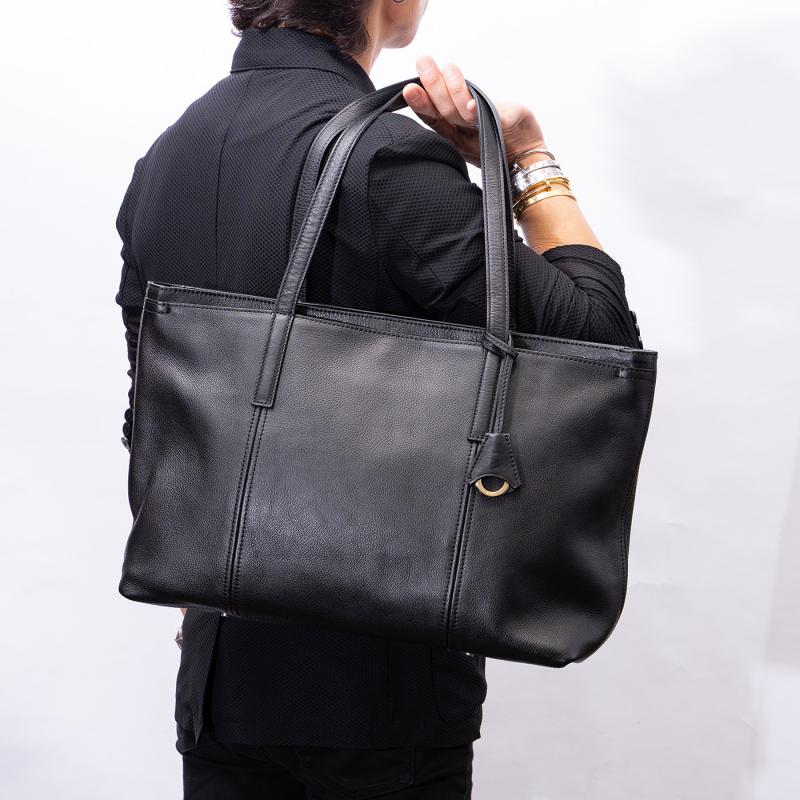 aniary トートバッグ Shrink leather 牛革 Totebag 07-02011-cgy