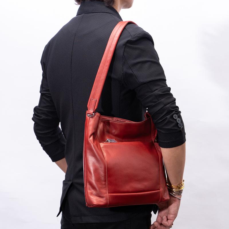 【aniary|アニアリ】ショルダーバッグ Reality Leather 28-03003 Red