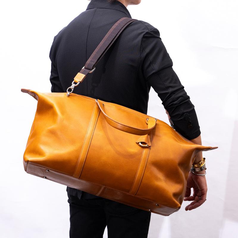 【aniary|アニアリ】ボストンバッグ Ideal Leather 30-06000 Camel
