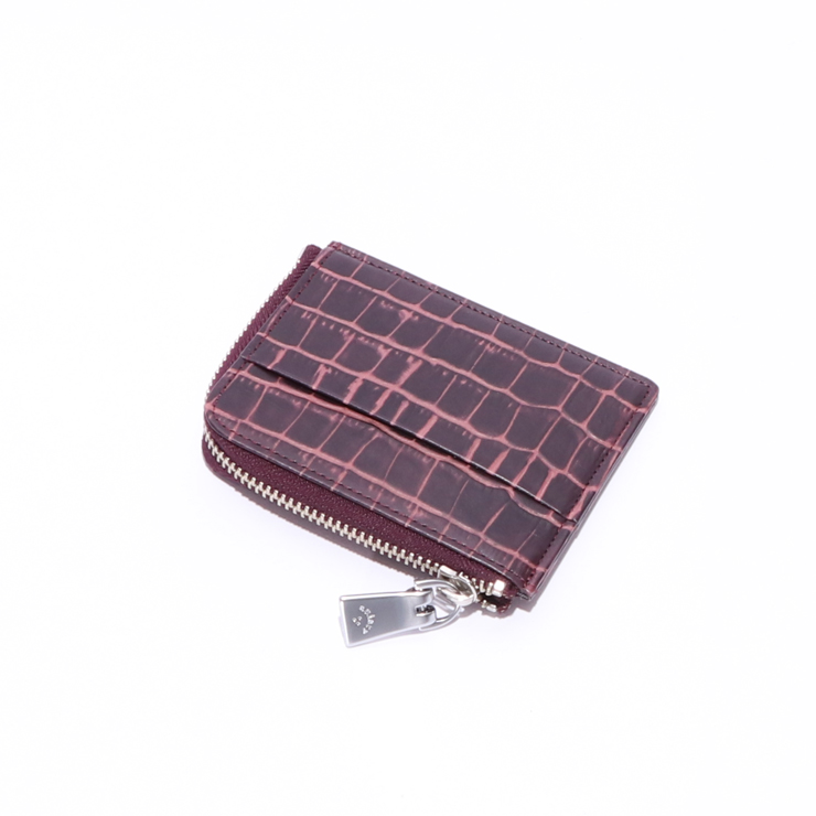 【aniary|アニアリ】コインケース Tint Embossing Leather 27-20014 Bordeaux
