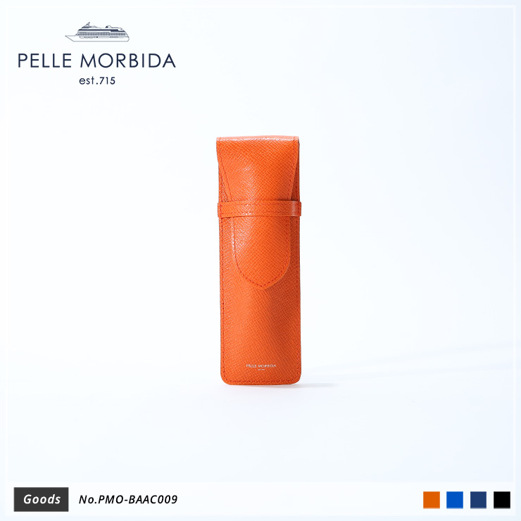 【PELLE MORBIDA|ペッレ モルビダ】ペンケース Barca PMO-BAAC009 Orange